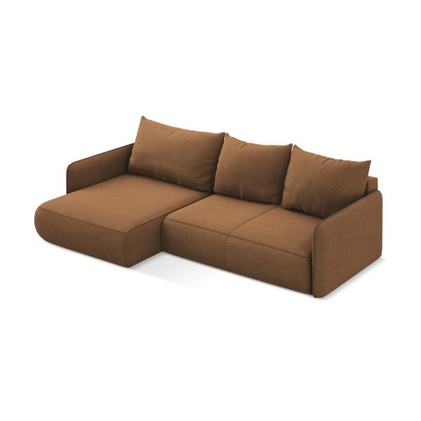 Colțar portocaliu extensibil/cu spațiu de depozitare (cu colț pe partea stângă) Nanea – Makamii-image-4