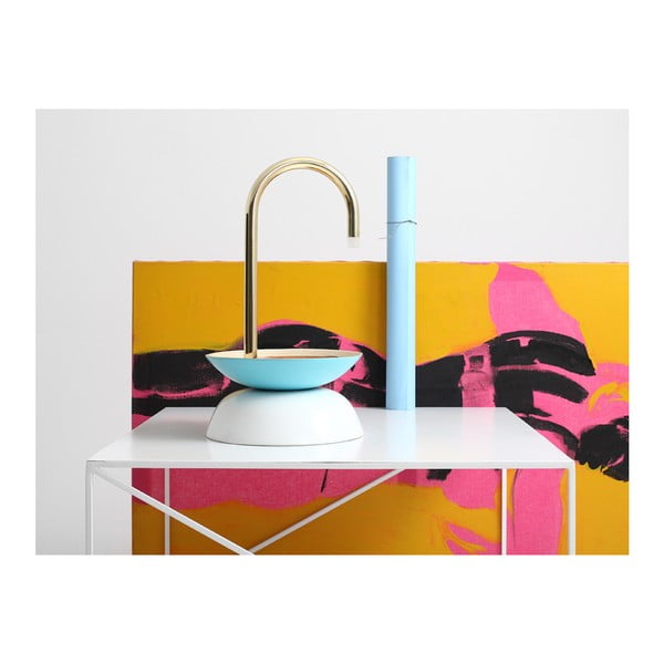 Masă de cafea CustomForm Memo, 100 x 100 cm, alb-image-4