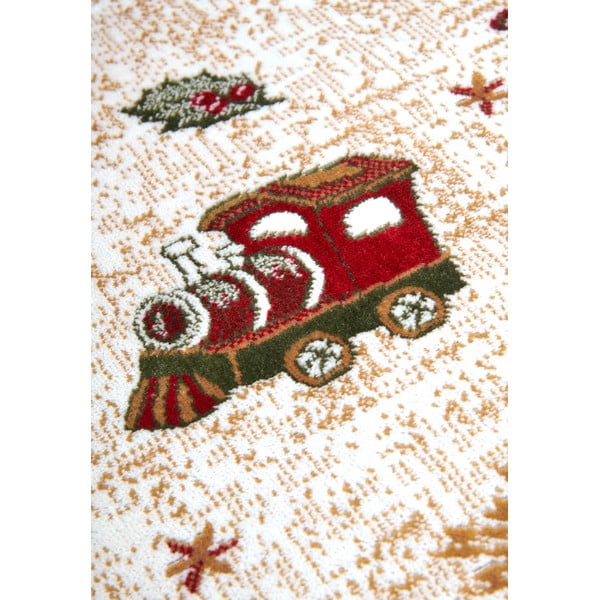 Covor roșu rotund din amestec de bumbac ø 160 cm cu model de Crăciun Toy's Delight Red Christmas – Villeroy&Boch-image-4