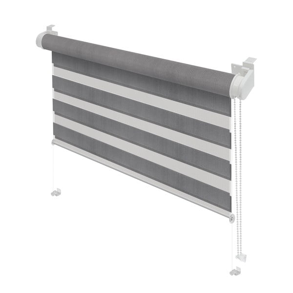 Jaluzea gri zi/noapte 57x150 cm Zebra – Gardinia-image-1