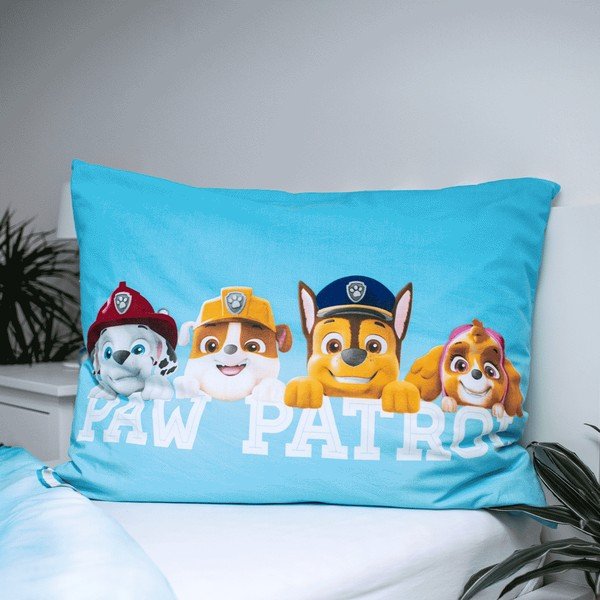 Lenjerie de pat pentru copii din bumbac fosforescentă  140x200 cm Paw Patrol - Jerry Fabrics-image-3