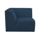 Modul pentru canapea albastru închis cu tapițerie din stofă bouclé (cu colț variabil) Roxy – Scandic