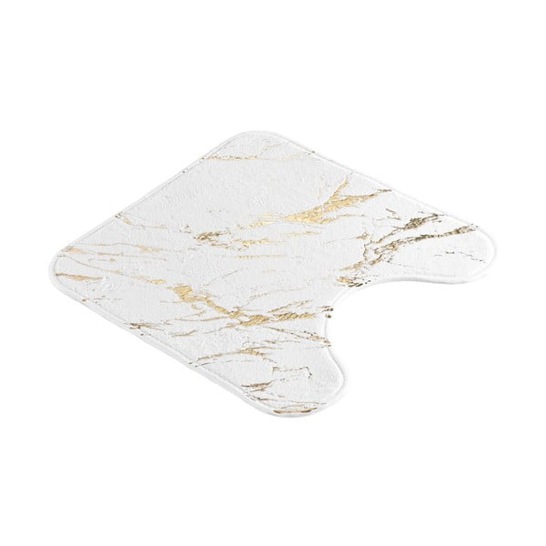 Covoraș de baie alb-auriu 45x45 cm Aquamarbre – douceur d'intérieur