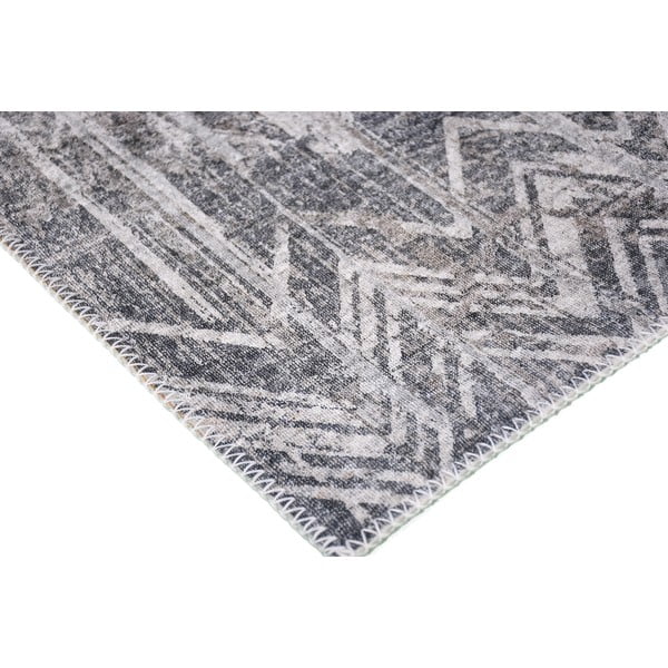 Covor tip traversă gri lavabil  200x80 cm - Vitaus-image-2