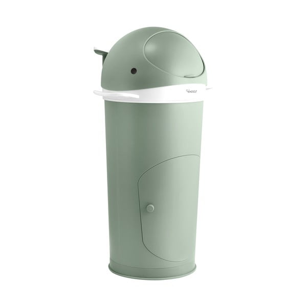 Coș de gunoi verde pentru scutece din plastic 25 l Whale – Kindsgut