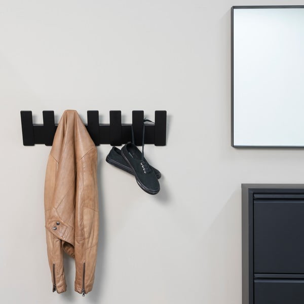 Cuier de perete negru din metal 64 cm Angle – Spinder Design-image-1