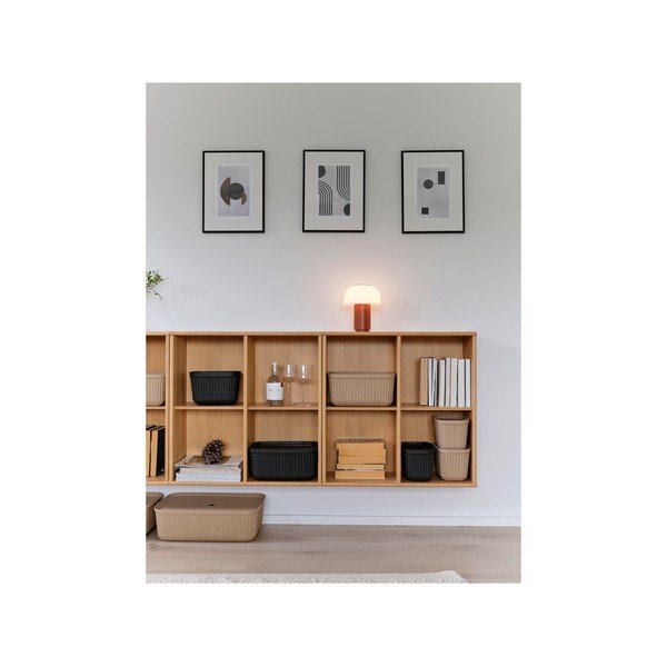 Cutii de depozitare negre 2 buc. cu capac 32x23x20,5 cm Pulp – Zone-image-4