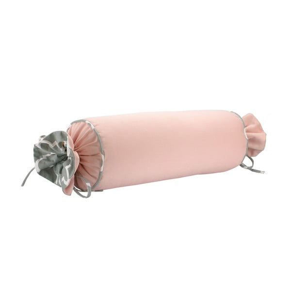Față de pernă WeLoveBeds Rose Quarz Candy, ⌀ 20 x 58 cm, roz-image-1