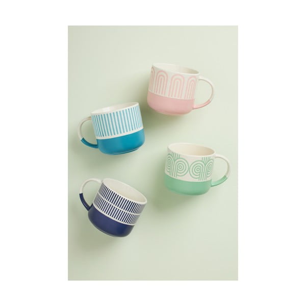 Cană roz din porțelan 400 ml Arches – Maxwell & Williams-image-1