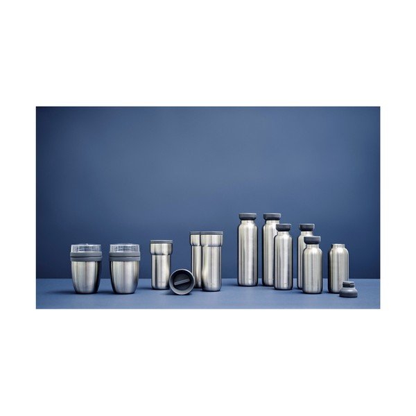 Termos roșu deschis/argintiu pentru mâncare din oțel inoxidabil 500 ml Ellipse – Mepal-image-3