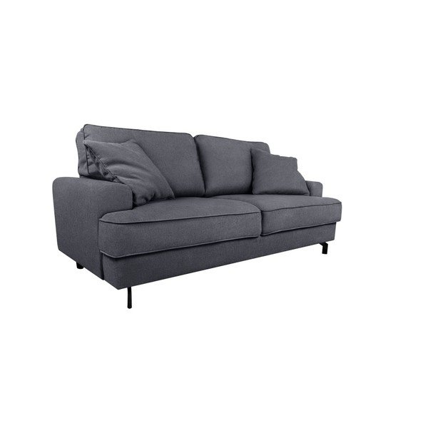 Canapea cu 3 locuri Kooko Home Salsa, gri închis-image-2
