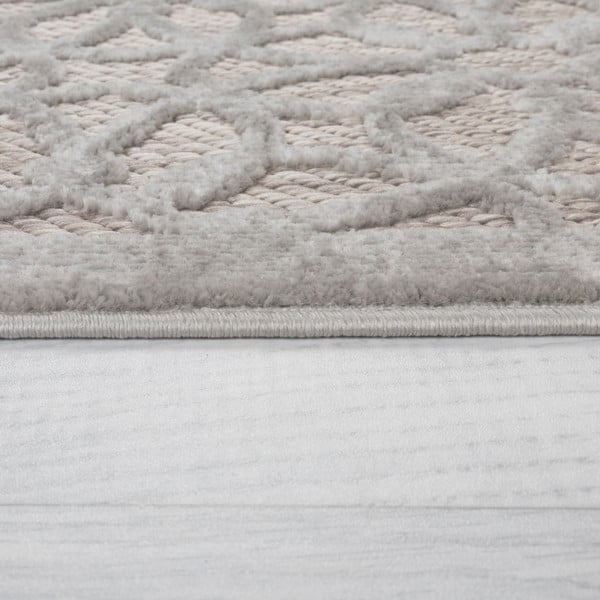 Covor de exterior gri tip  traversă 230x66 cm Argento - Flair Rugs-image-3