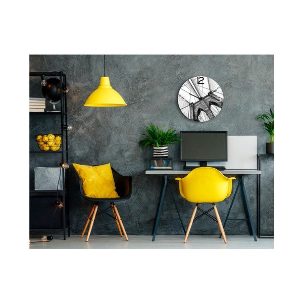 Ceas de perete Styler Glassclock Brooklyn, ⌀ 30 cm-image-2