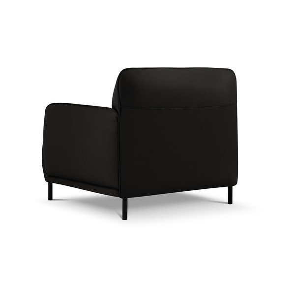 Fotoliu din piele Windsor & Co Sofas Neso, negru-image-2