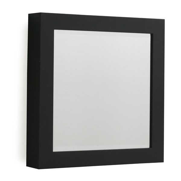 Oglindă de perete Geese Thick, 40 x 40 cm, negru