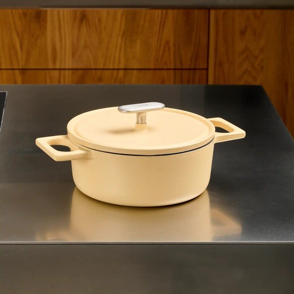 Cratiță cu capac din fontă 2 l adecvată pentru plita cu inducție Mattia 3.0 – FABINI-image-1