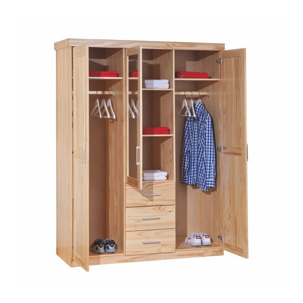 Dulap din lemn masiv de pin Interlink Celso-image-1