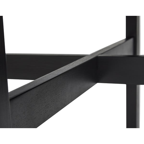 Masă de dining neagră rotundă ø 120 cm Fjord – Hübsch-image-2