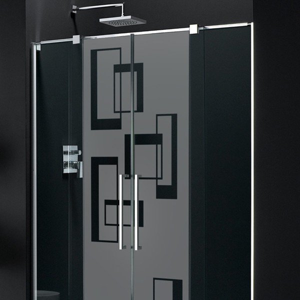 Autocolant Fanastick Douche Rectangles Design, 145 x 55 cm-image-2