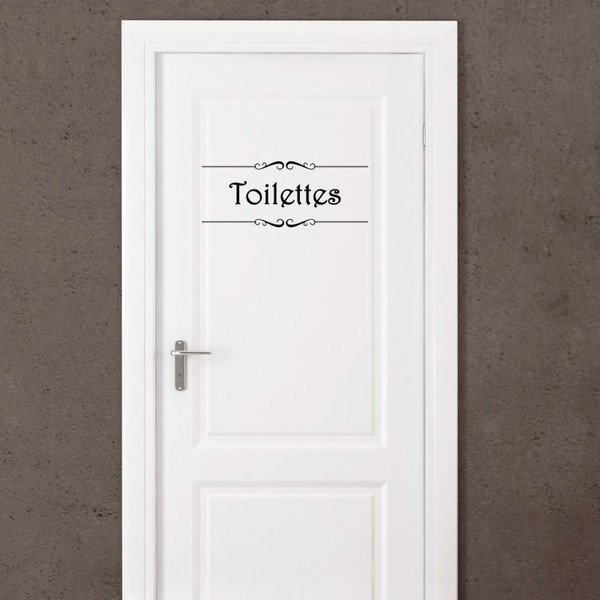 Autocolant Ambiance Salle de bain + Toilettes-image-1
