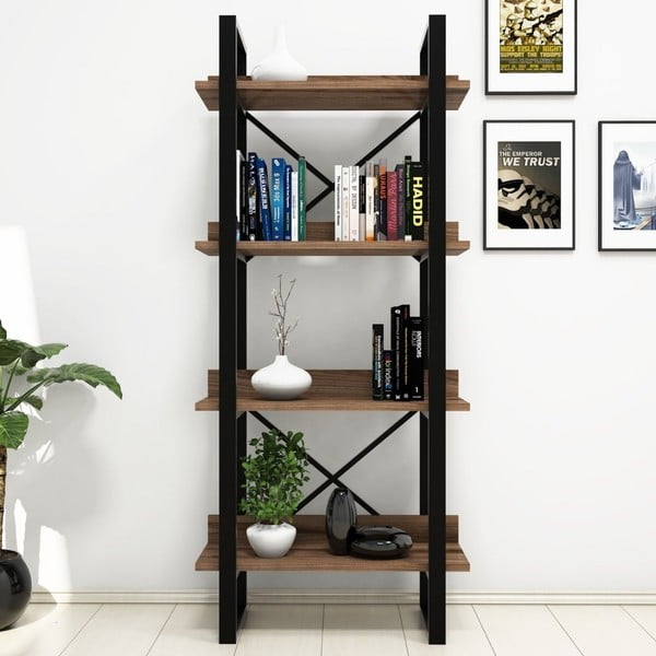 Bibliotecă în decor de lemn de nuc Muzzo Adisa-image-3