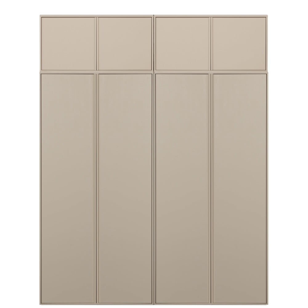 Dulap modular crem din lemn de pin 200x250 cm Daily – vtwonen