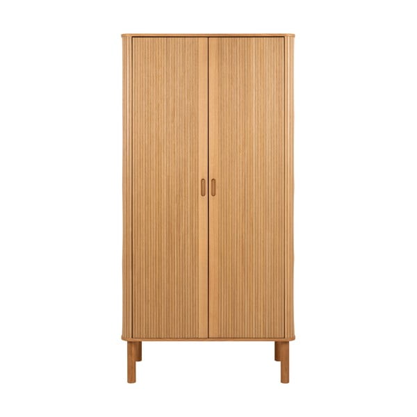 Șifonier în culoare naturală cu aspect de lemn de stejar 100x200x55 cm Langley – Actona