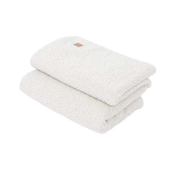Pătură pentru copii crem din sherpa 100x77 cm – Meowbaby-image-2