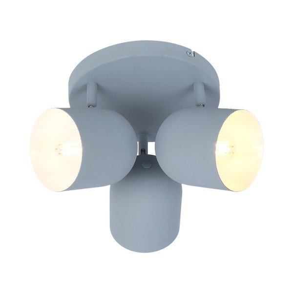 Plafonieră albastru-deschis cu abajur din metal 32x32 cm Azuro – Candellux Lighting-image-1