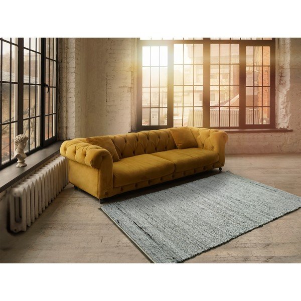 Covor din plastic reciclat Universal Cinder, 200 x 300 cm, gri deschis-image-1