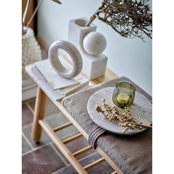 Vază albă din marmură Abbelin – Bloomingville-image-2