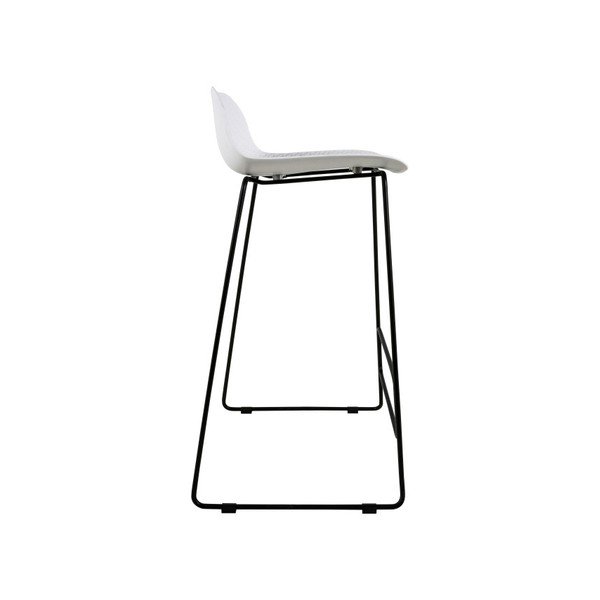 Scaun de bar Canett Paris, alb-image-2