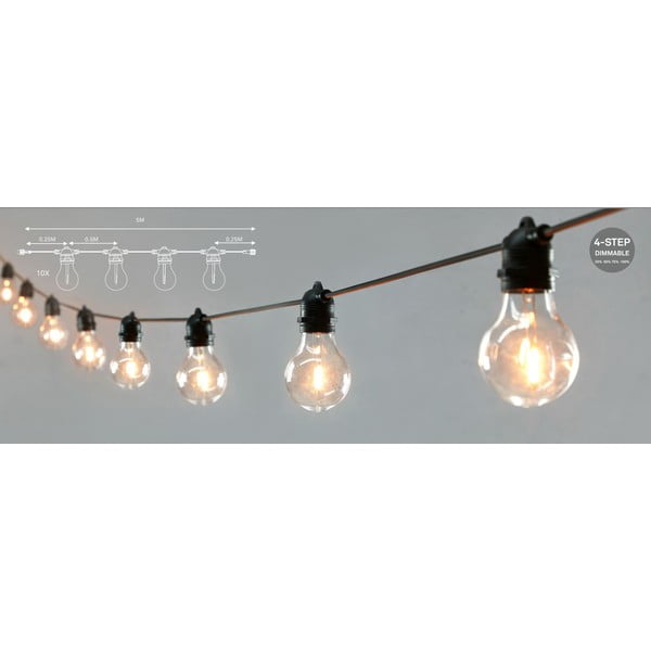 Prelungitor ghirlandă luminoasă număr becuri 10 buc. lungime 500 cm Link – Markslöjd-image-4