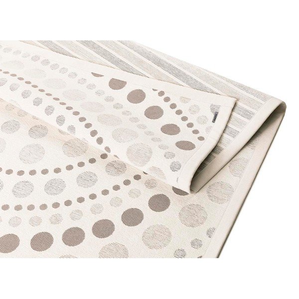 Covor cu 2 fețe Narma Oola, 70 x 140 cm, alb-gri-image-2