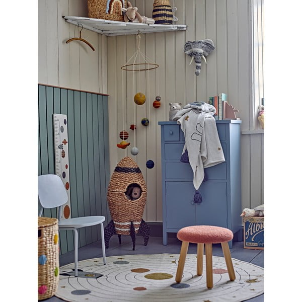 Pătură pentru copii albă 130x160 cm Space – Bloomingville Mini-image-1