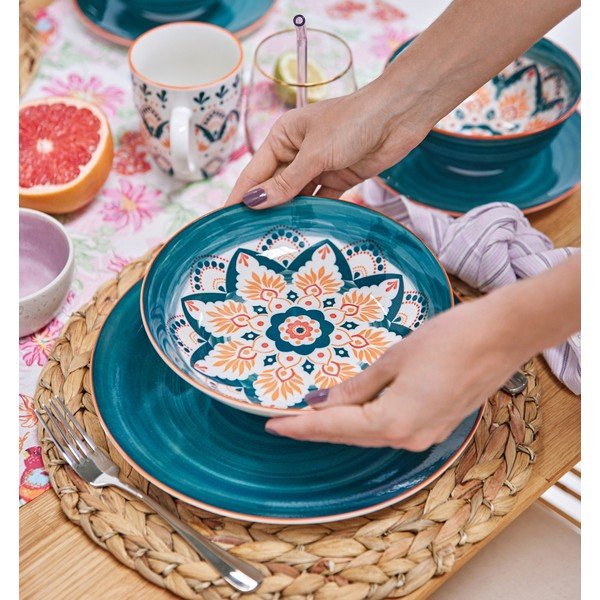 Serviciu de masă 20 buc. din porțelan pentru 4 persoane Hestia – Bonami Essentials-image-1