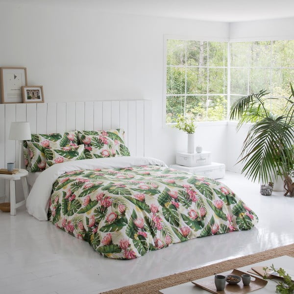 Husă pilotă din bumbac Marghett Protea, 220 x 220 cm-image-3