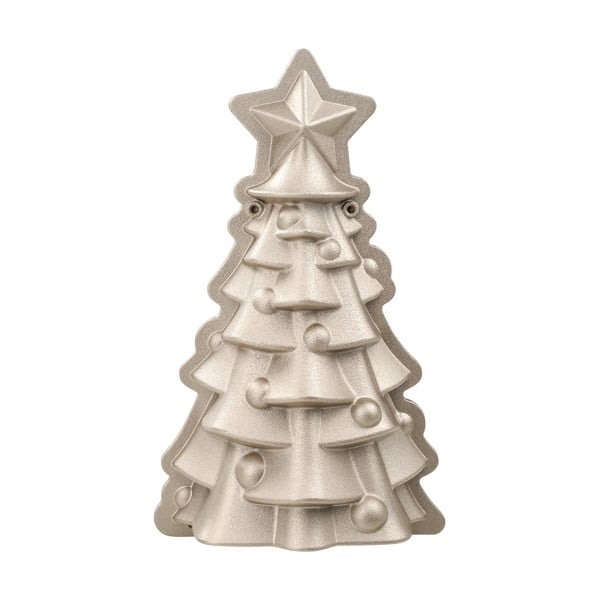 Formă de copt bej din aluminiu White Christmas Baking - Dr. Oetker, 16 x 26 cm-image-2