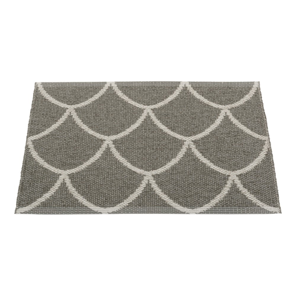 Covor pentru exterior și interior gri 70x50 cm Kotte Charcoal – Pappelina