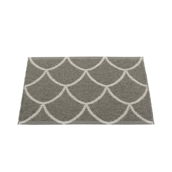 Covor pentru exterior și interior gri 70x50 cm Kotte Charcoal – Pappelina