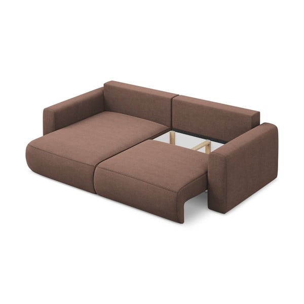 Colțar roz extensibil/cu spațiu de depozitare (cu colț pe partea stângă/cu șezlong) Kapua – Makamii-image-3