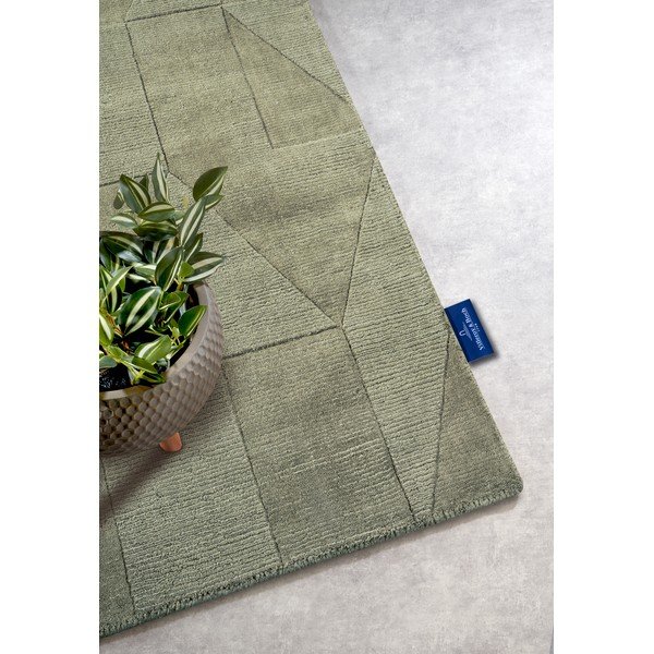 Covor tip traversă verde țesut manual din lână 80x250 cm Ursule – Villeroy&Boch-image-2