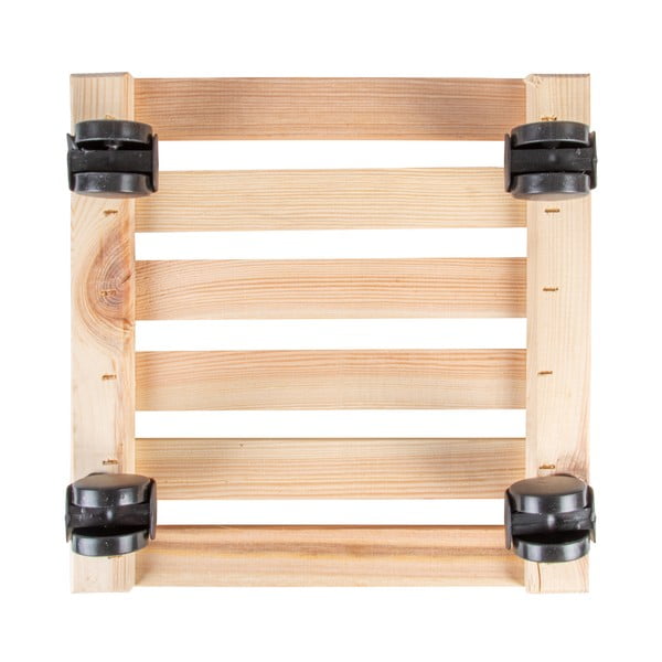 Bază mobilă pentru ghiveci din lemn (înălțime 8 cm) Indoor & Outdoor – Esschert Design-image-4