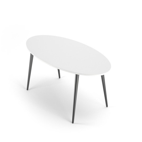 Masă de dining cu blat alb 160x80 cm Oslo - Tvilum-image-2