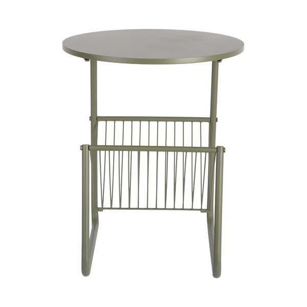 Măsuță auxiliară rotundă din metal ø 40 cm Riqueza Revista – Leitmotiv-image-4