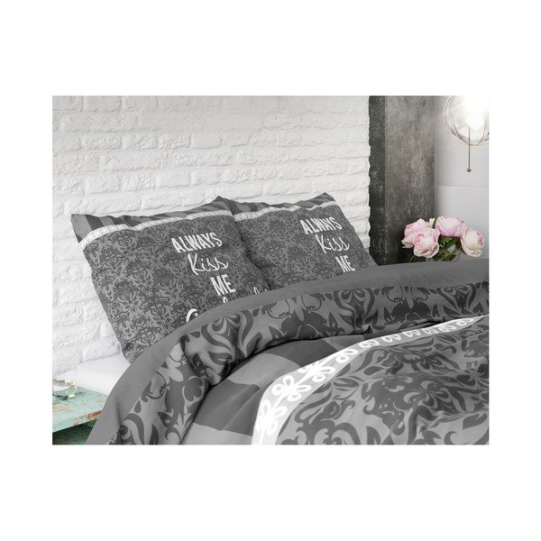 Lenjerie de pat din bumbac Dreamhouse Kiss Your Love, 240 x 200 cm-image-1