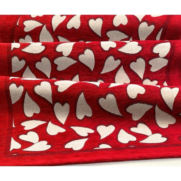Covor pentru bucătărie foarte rezistent Webtapetti Corazon Rosso, 55 x 140 cm-image-1