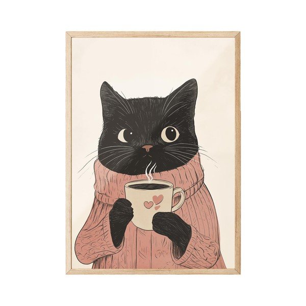 Tablou cu ramă imprimat 30x40 cm – Wallity