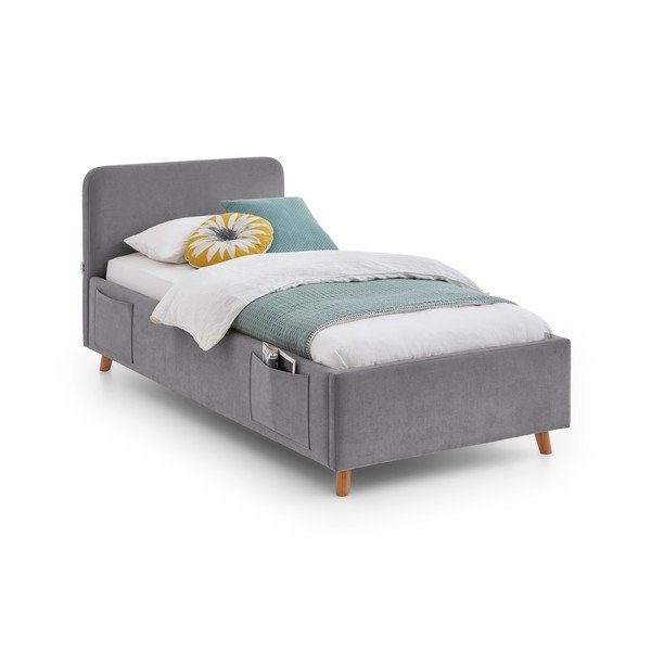 Pat pentru copii  gri fără somieră 90x200 cm Cosy – Meise Möbel