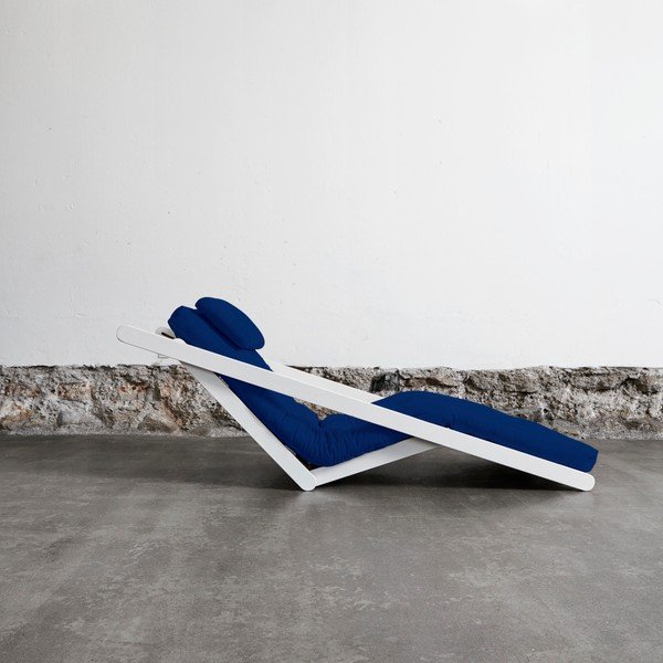 Șezlong extensibil Karup Figo White/Royal-image-1